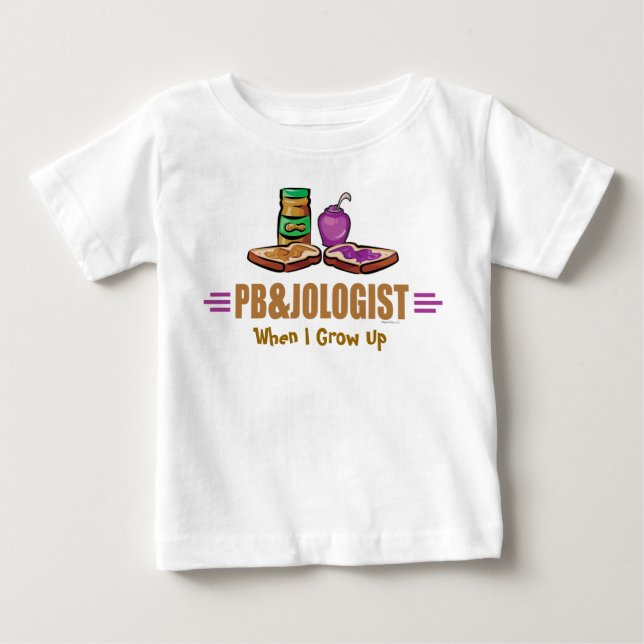 Funny Peanut Butter Jelly Sandwiches Baby T-Shirt (Front)