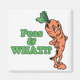 funny peas and what worried carrot magnet