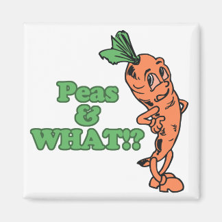 funny peas and what worried carrot magnet