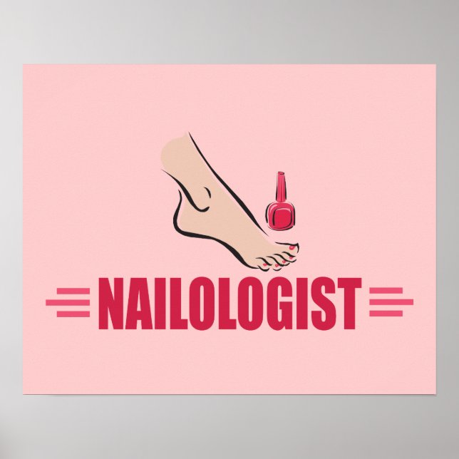 Funny Pedicure Poster (Front)