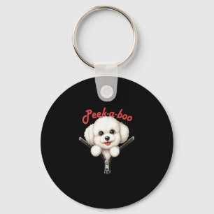 Funny - Peekaboo Halloween Key Ring