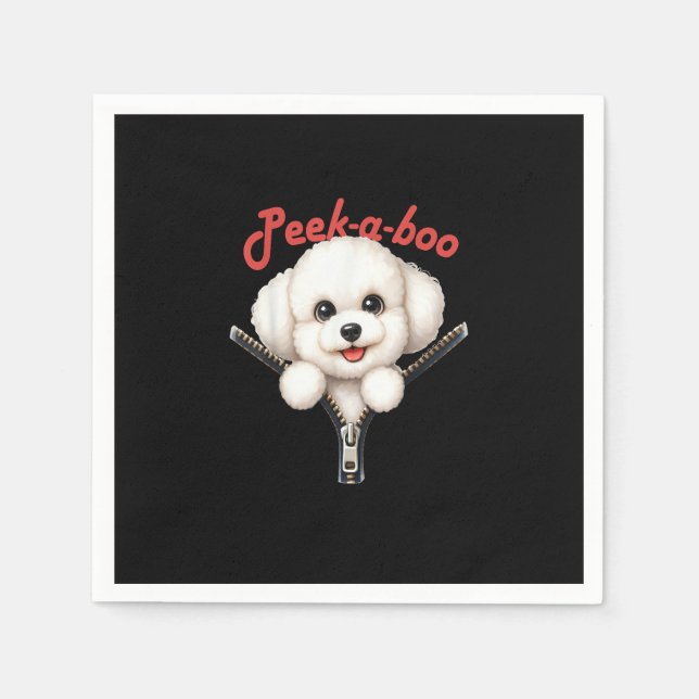Funny - Peekaboo Halloween Napkin (Front)