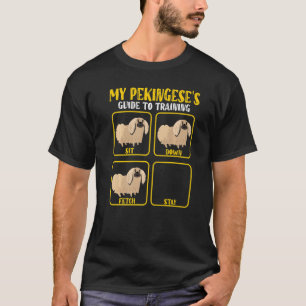 Funny Pekingese Dog training guide for pekingese m T-Shirt