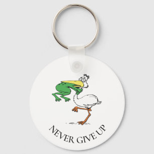 Funny Pelican Key Ring
