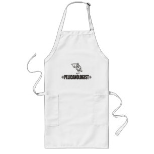 Funny Pelican Long Apron