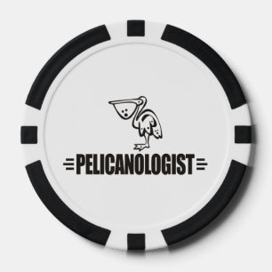 Funny Pelican Poker Chips