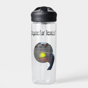 Funny Pelican Tennis Player,  Water Bottle
