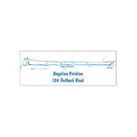 Funny pelicans rowing cartoon illustration