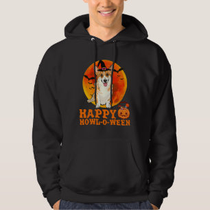 Funny Pembroke Welsh Corgi Dog Halloween Happy How Hoodie