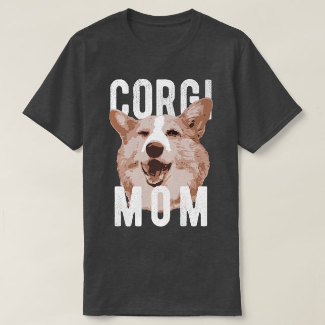 Funny Pembroke Welsh Corgis Corgi Mum-1142 T-Shirt (Design Front)