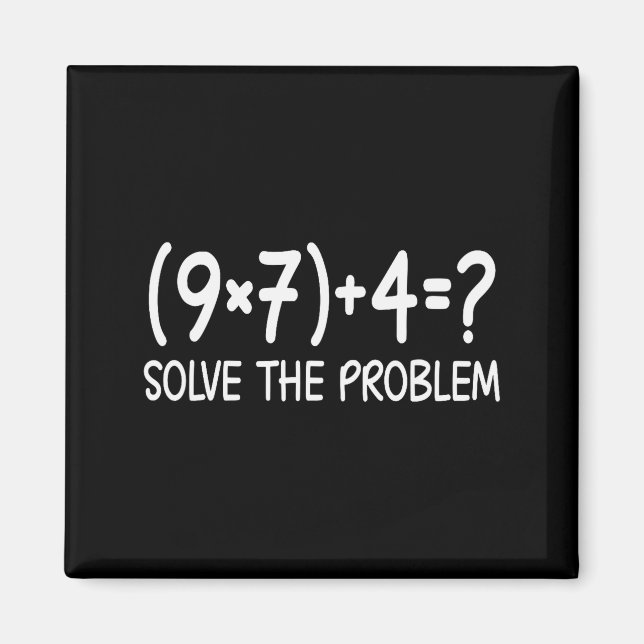 Funny Pemdas Elementary Math Teacher Brainrot 67 M Magnet (Front)