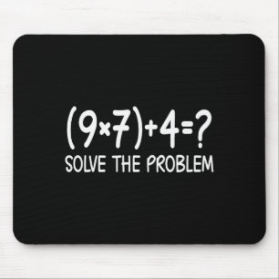 Funny Pemdas Elementary Math Teacher Brainrot 67 M Mouse Pad