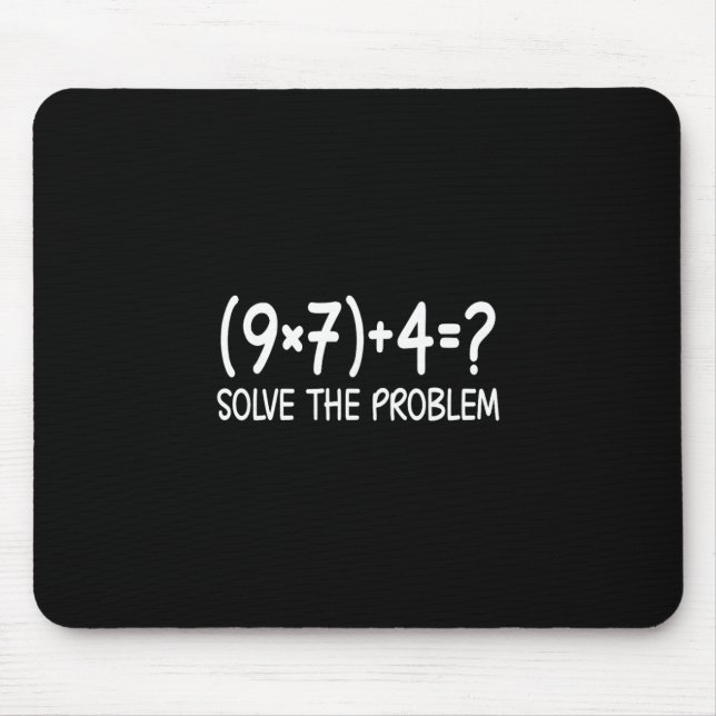 Funny Pemdas Elementary Math Teacher Brainrot 67 M Mouse Pad (Front)