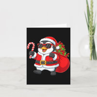 Funny Penguin Christmas Santa Outfit Xmas Boys Gir