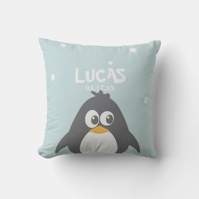 Funny Penguin Cushion (Front)