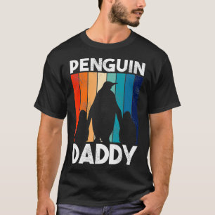 Funny Penguin Daddy Fathers Day Gift Antarctica Pe T-Shirt
