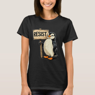 Funny Penguin Resist Cool Penguins Resist 1 T-Shirt