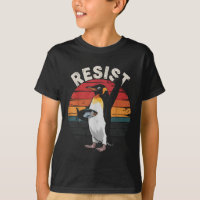 Funny Penguin Resist Protest Against Tariffs Humou