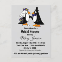 Funny Penguin Wedding
