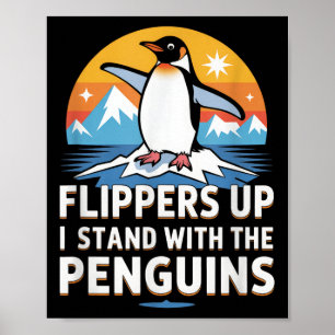 Funny Penguins Against Tariffs Liberation Day Wome Poster