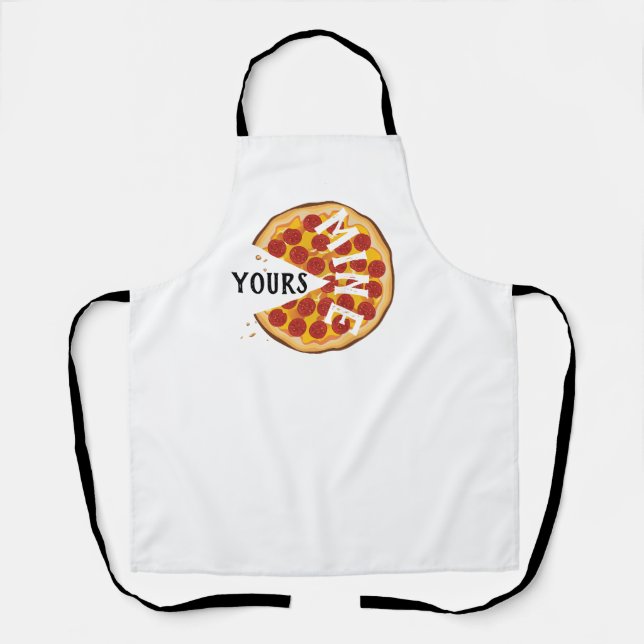 Funny pepperoni pizza cute foodie  apron (Front)
