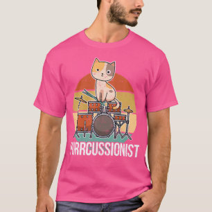 Funny Percussion Drummer Drumming Drums Saying I K T-Shirt