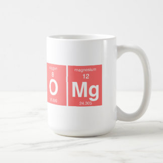 Funny Periodic table "OMG" Coffee Mug