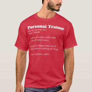 Funny Personal Trainer Definition Fitness Coach T-Shirt