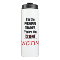 Funny Personal Trainer Fitness Gym Tumbler