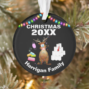 Funny Personalised 2020 Covid Christmas Tree Ornament
