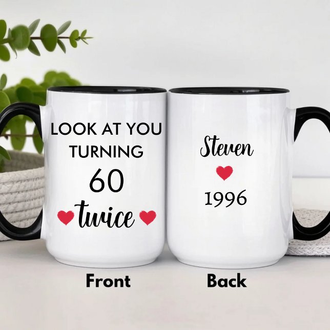 Funny Personalised 60th Birthday  Mug (Creator Uploaded)