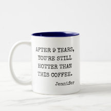 Funny Personalised 9th Anniversary