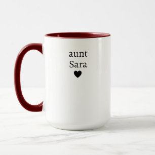 Funny Personalised Aunt Mug