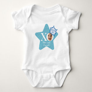 Funny Personalised Baby body suit XO star Bodysuit