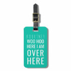 Funny Personalised Bag Attention | Humour Green