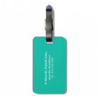 Funny Personalised Bag Attention | Humour Green
