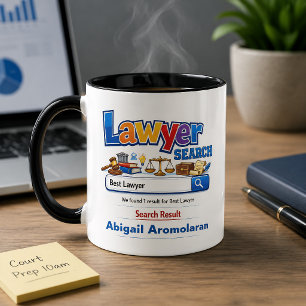 Funny Personalised Best Lawyer Mug