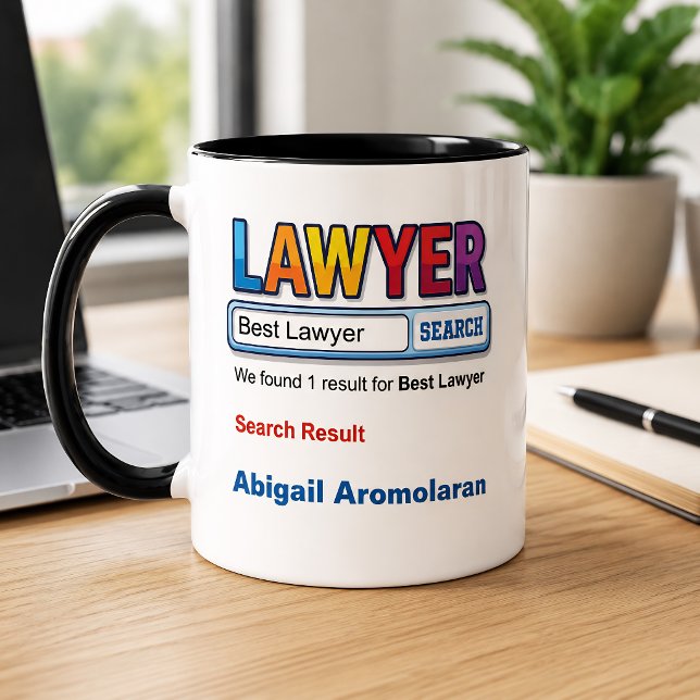 Funny Personalised Best Lawyer  Mug (Creator Uploaded)