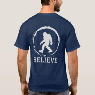 Funny Personalised Big Foot Believe T-Shirt