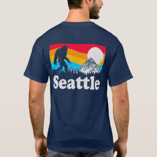 Funny Personalised Big Foot Seattle  T-Shirt