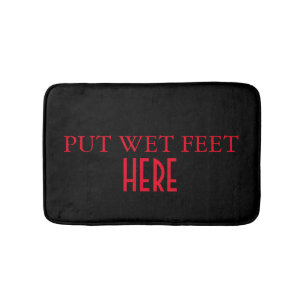 Funny Personalised Custom Your Own Photo & Text Bath Mat