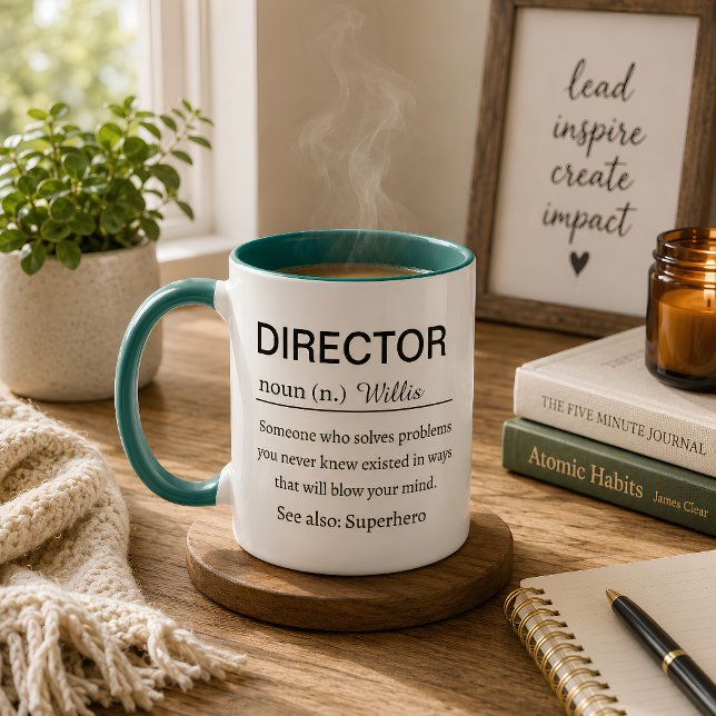 Funny personalised Director Definition Mug (Creator Uploaded)