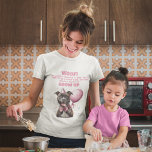 Funny Personalised Dog Birthday Sister T-Shirt<br><div class="desc">Woof! Sister tells it like it is in this funny shirt, 'Someone is turning 3, and she's tried to be a good girl, but she doesn't want to Grow Up'. Customisable name text template included. This sweet boxer puppy has a brown brindle and white fur coat and a black nose,...</div>