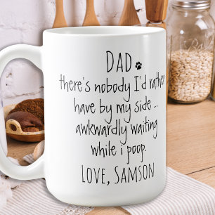 Funny Personalised Dog Dad Coffee Mug