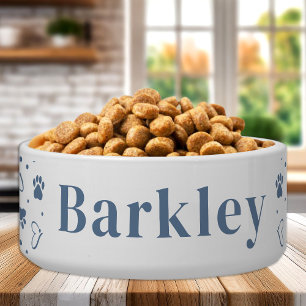 Funny Personalised Dog Dish Pet Bowl