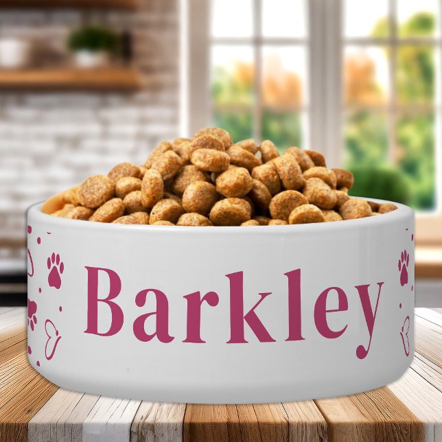 Funny Personalised Dog Dish Pet Bowl (Creator Uploaded)