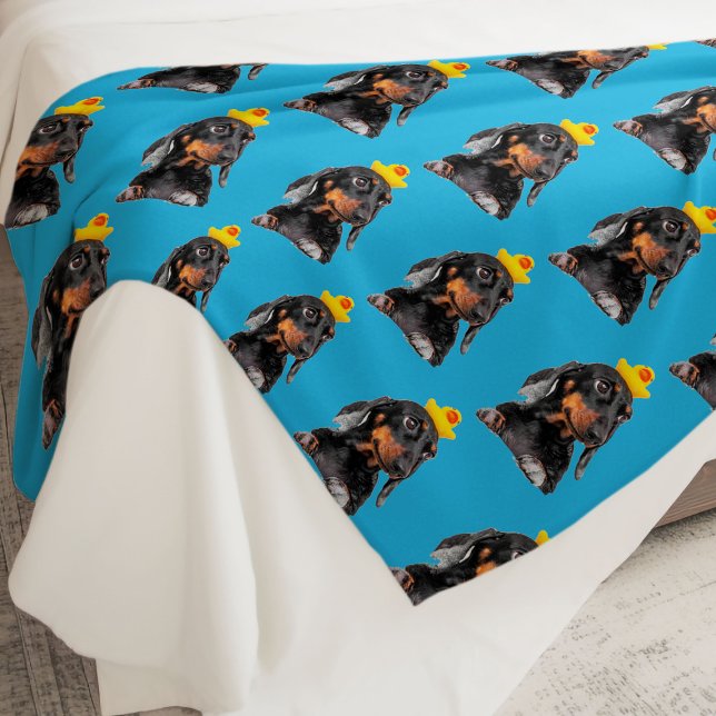 Funny Personalised Dog Face Fleece Blanket (Funny Personalized Dog Face Fleece Blanket
)