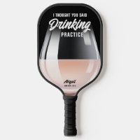Funny Personalised Drinking Practice Pinot Rose