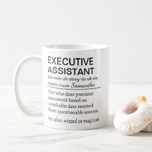Funny Personalised Executive Assistant Definition Coffee Mug
