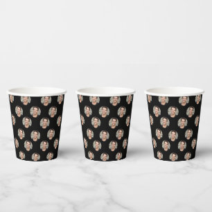 Funny personalised face, Custom photo Paper Cups